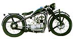 1931 BMW Motorcycle